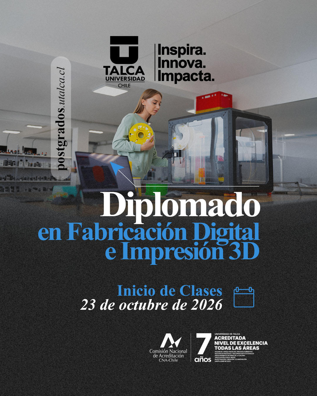 Afiche - Diplomado en impresión 3D